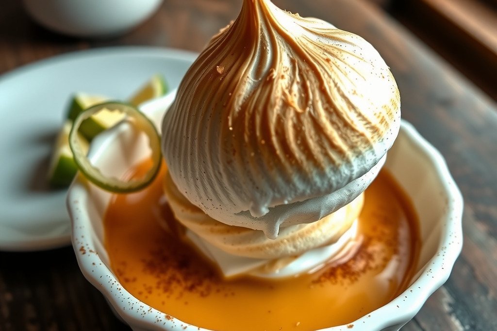 Suspiro a la Limeña (Peruvian Sweet Meringue Tart)